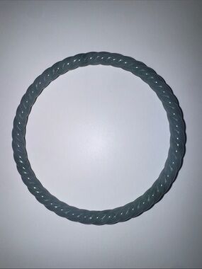 Teal Twisted Jadeite Bangle Bracelet - Women Accessories